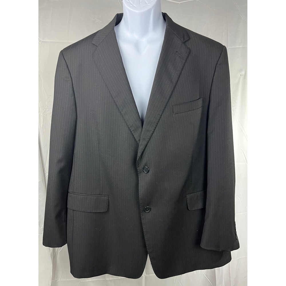 Vtg 90s Daniel Cremieux x Loro Piana Pinstripe Union Made Blazer 48R